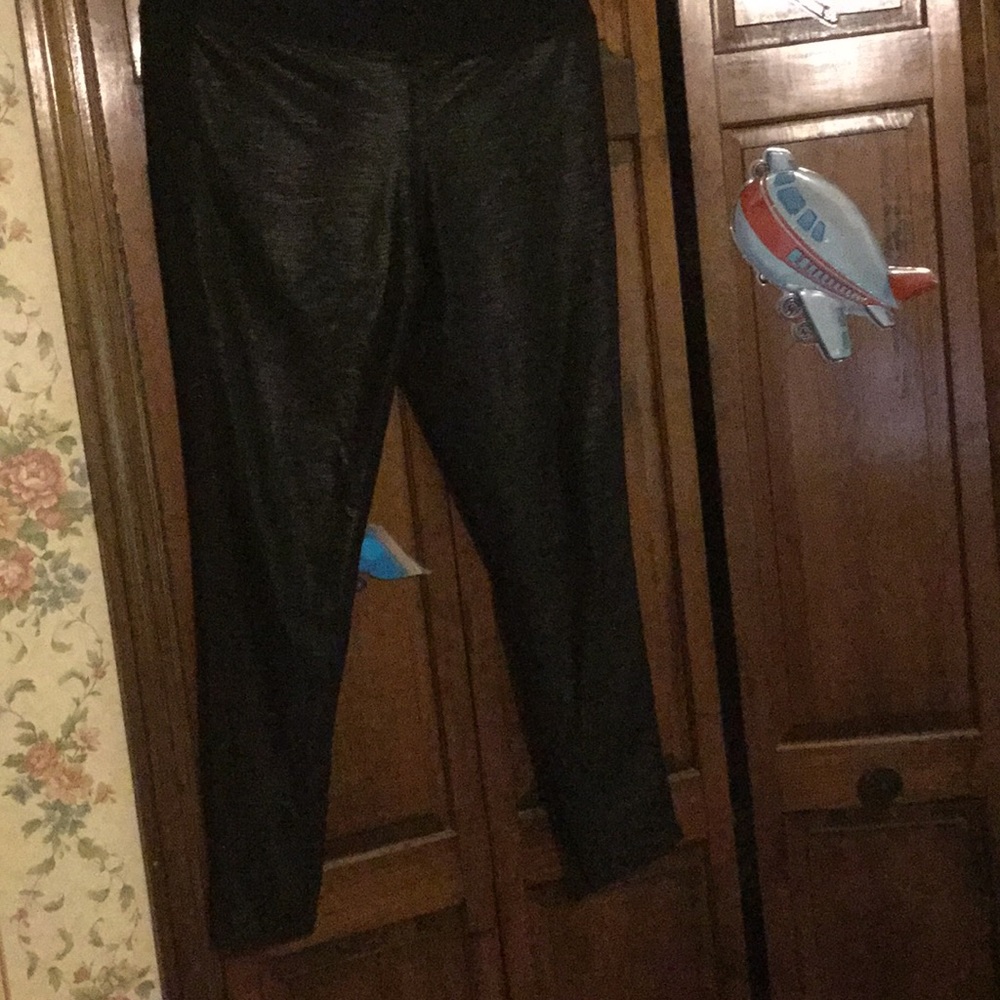 RBX Black (Shiny Finish) Leggings